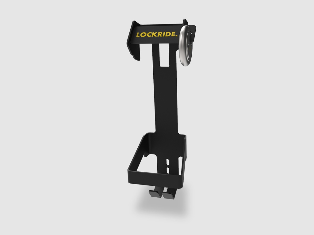 Lockride Model X Black voor Makki - Accuslot voor Bosch PowerPack (incl. ABUS Diskus hangslot)