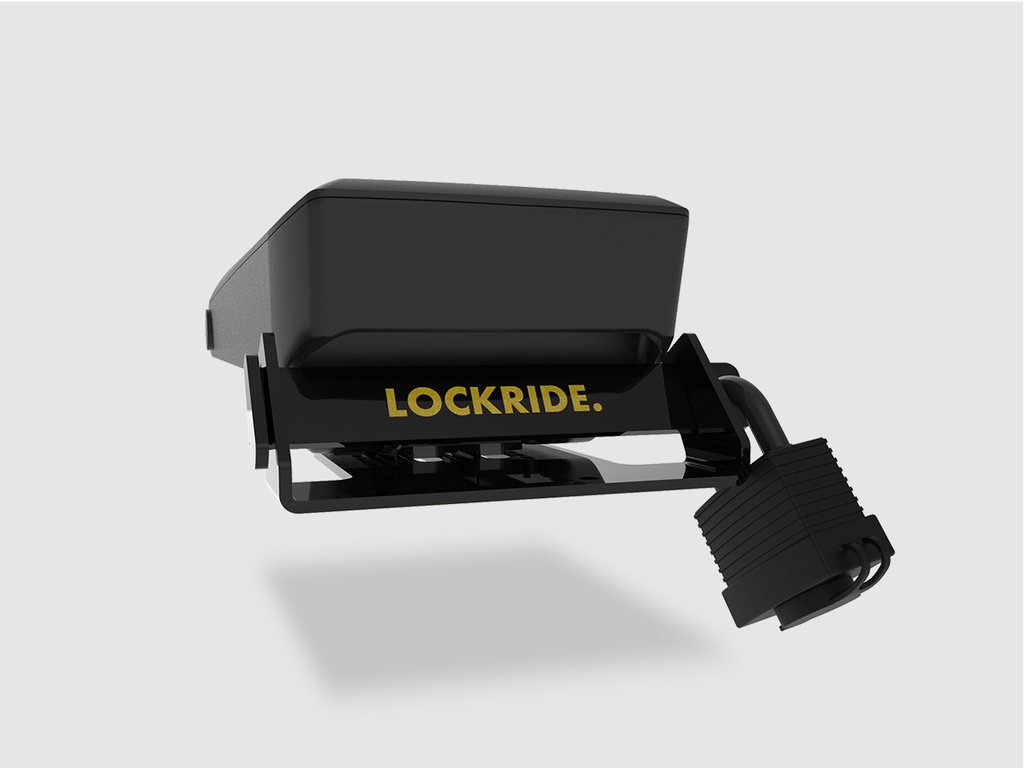 LOCKRIDE E-type for Evo 500 for Bosch Powerpack Rack + ABUS Expedition