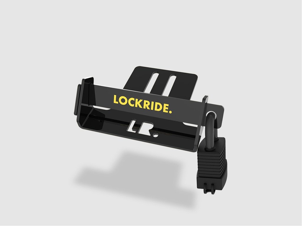 LOCKRIDE E-type for Evo 500 for Bosch Powerpack Rack + ABUS Expedition