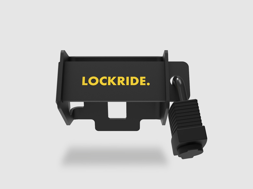 LOCKRIDE Smart 500 BES2 for Bosch Powerpack Frame + ABUS Expedition